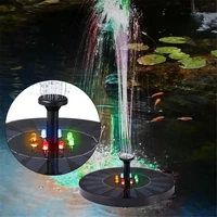 floating led solar fountain garden waterfall fountain pool pond bird bath solar panel powered fountain water pump