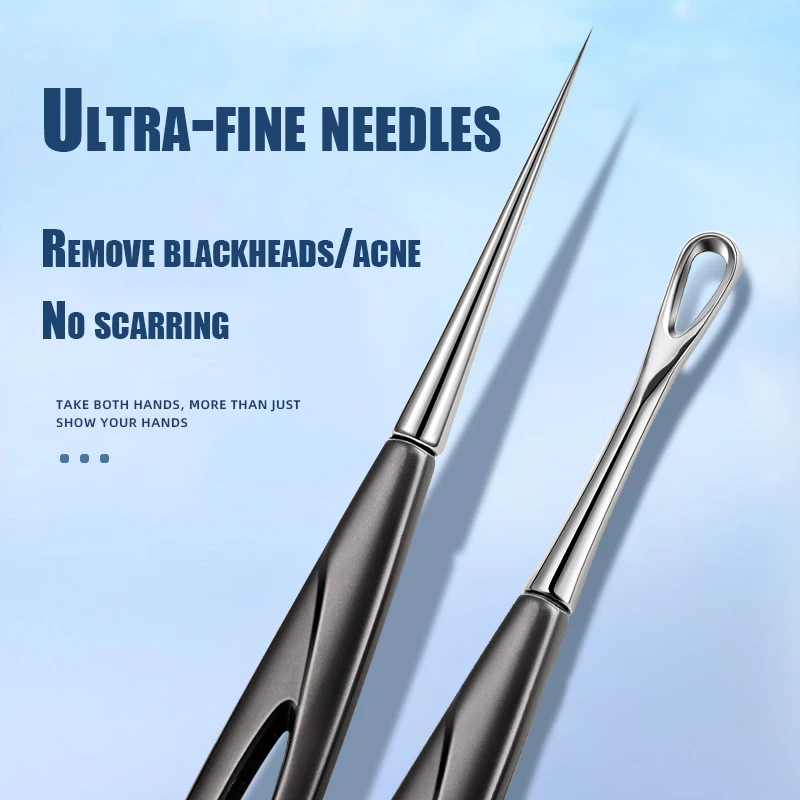 

Professional Acne Needle Blackhead Whitehead Removal Facial Pore Cleaner Black Spot Pimple Pick Squeezer Skin Care Beauty Tools