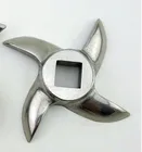 1 шт. 8 #10 #12 #22 #32 # мясорубка лезвие измельчитель сменная запасная Серебристая сталь