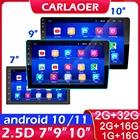 Автомобильный мультимедийный видеоплеер, универсальная стерео-система на Android 7, 9, 10 дюймов, с GPS, для Volkswagen, Nissan, Hyundai, Kia, Toyota, типоразмер 2 Din