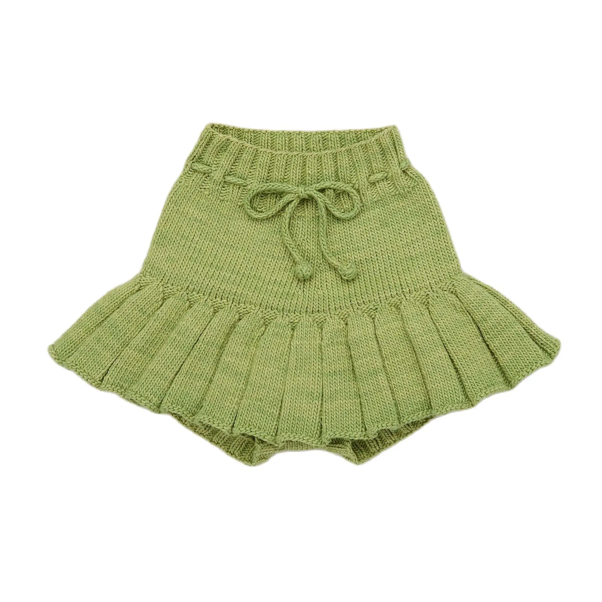 Girls Skirts with Underneath Pants Knitting Children Clothes Bottoms Spring Summer Toddler Skirt Bloomers