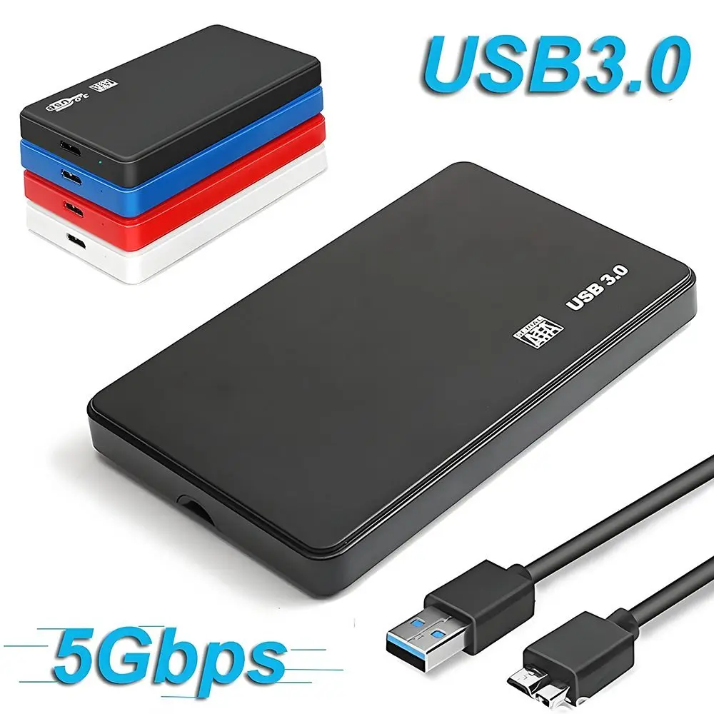 Фото Новый внешний корпус для жесткого диска USB 3.0, скорость 5 Гбит/с, портативный, 2,5 дюйма, высокоскоростной. №4