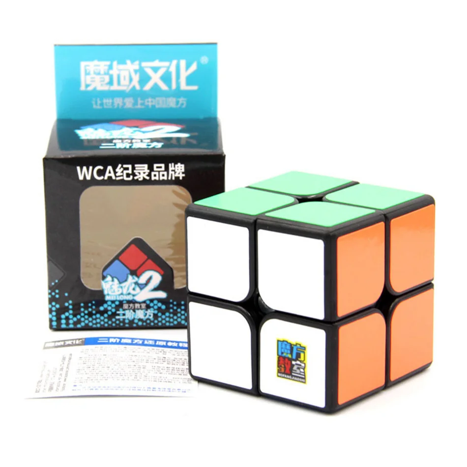 

Мини карманный кубик Moyu 2x2x2 скоростной волшебный кубик MeiLong 2x2 профессиональный кубик обучающая игрушка