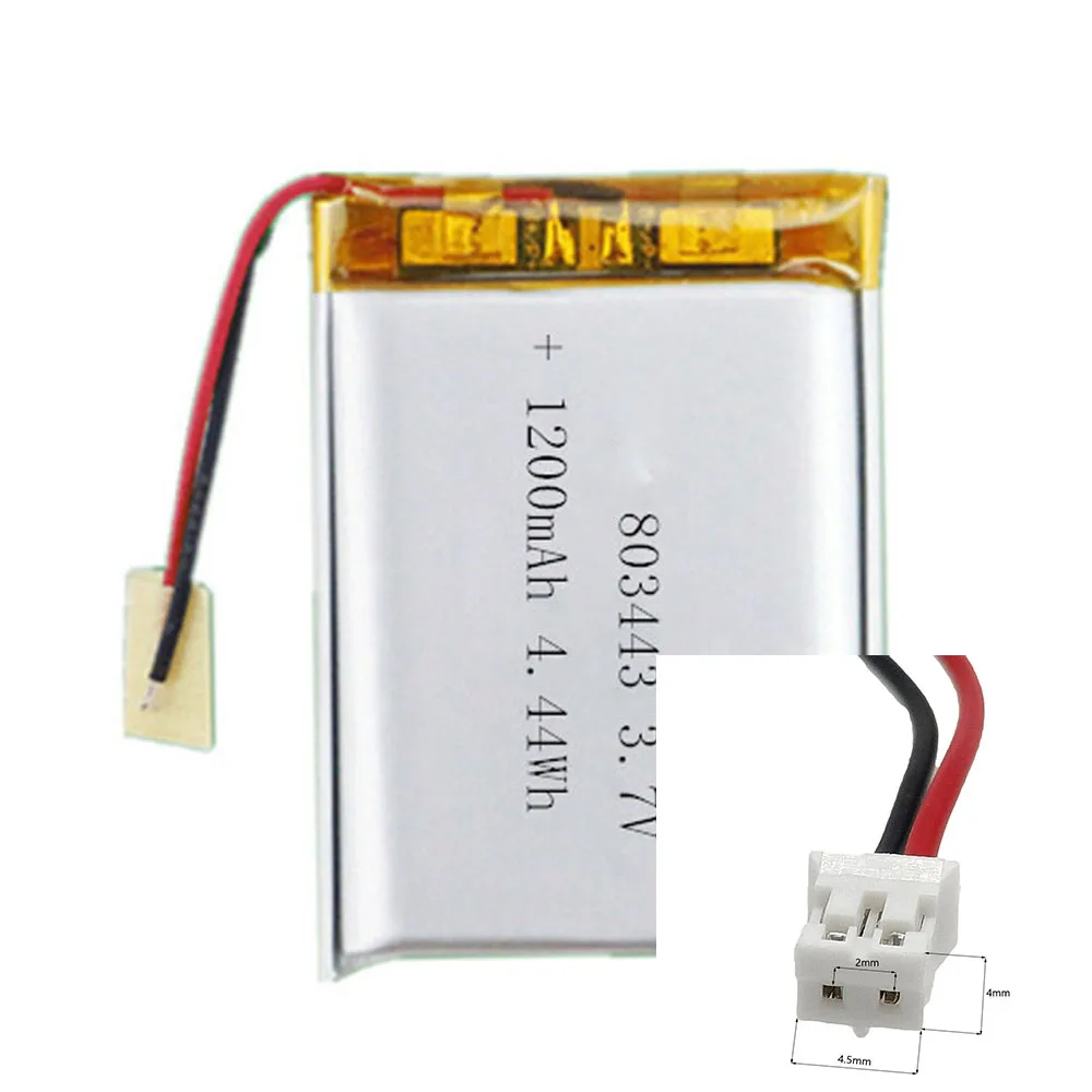 Аккумулятор Li-Pol 3.7В 1200мАч 803443