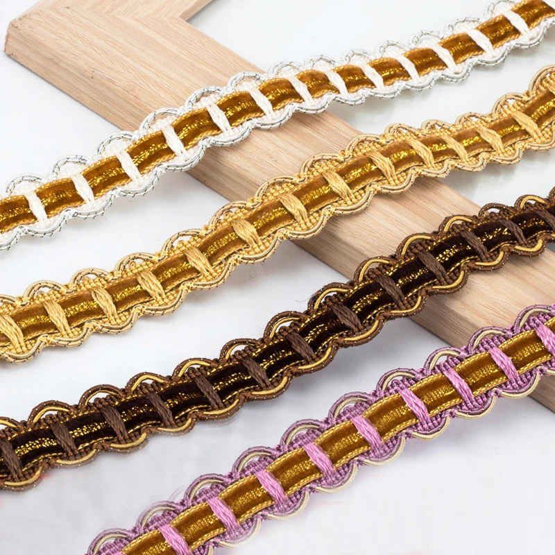 12Yards New Curtain Lace Multicolors Braid Centipede Trim Sewing Accessories Tape For Home Decoration DIY Cushion Sofa - купить по