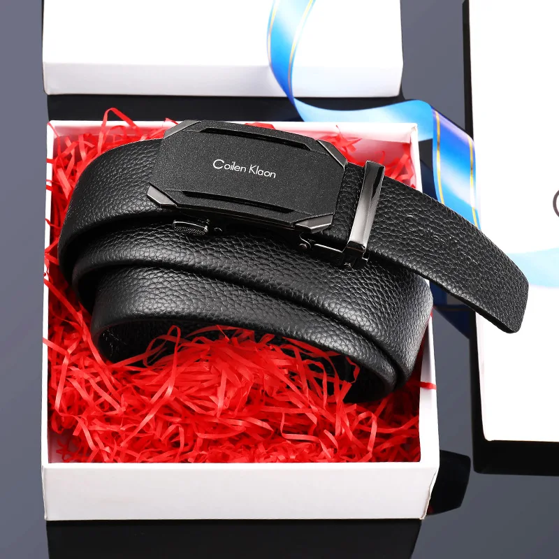 

Кожаные ремни для мужчин, кожаные ремни для мужчин, брендовые Молодежные ремни из воловьей кожи, высококачественные ремни для мужчин с автоматической пряжкой, Аутентичные