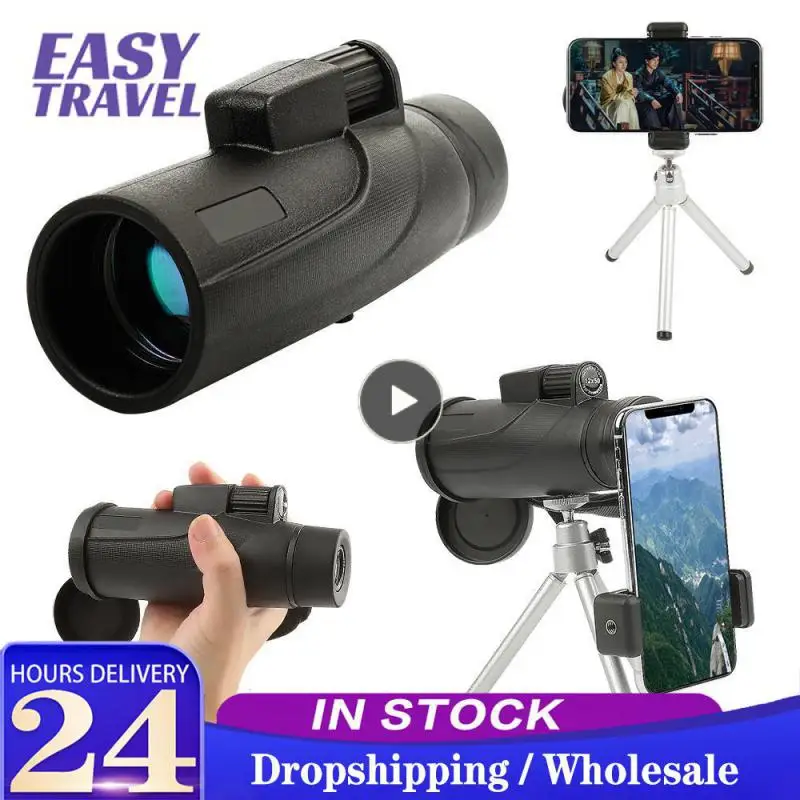 

40x60 Monocular Telescope For Smartphone Powerful HD Zoom Scope Military Hunting Optical Super Long Range Telephoto Lens