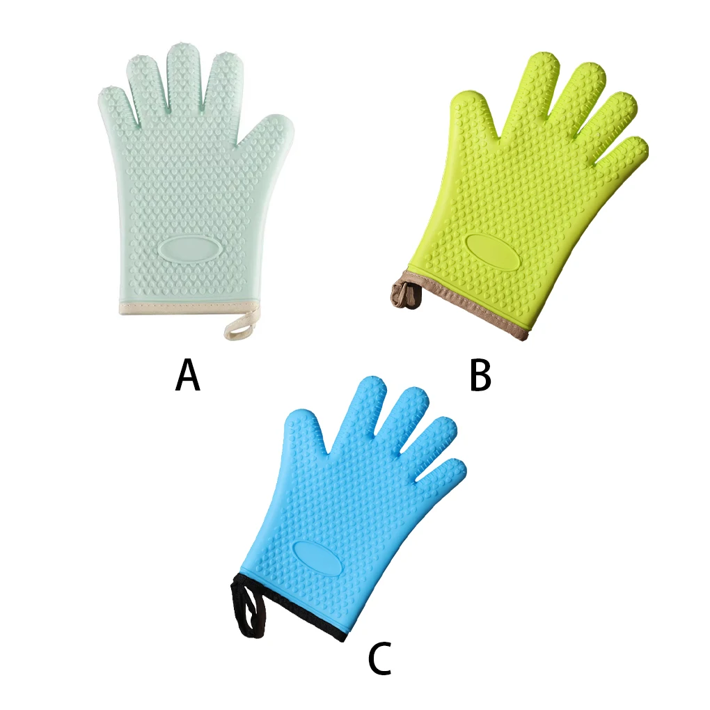 

Прихватка для микроволновой печи, легко грязеотталкивающая варежка для гриля, для защиты рук