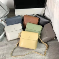 shoulder bags for women 100 genuine leather girls mini purse solid color ladies messenger bags daily outdoor ladies bags 7color