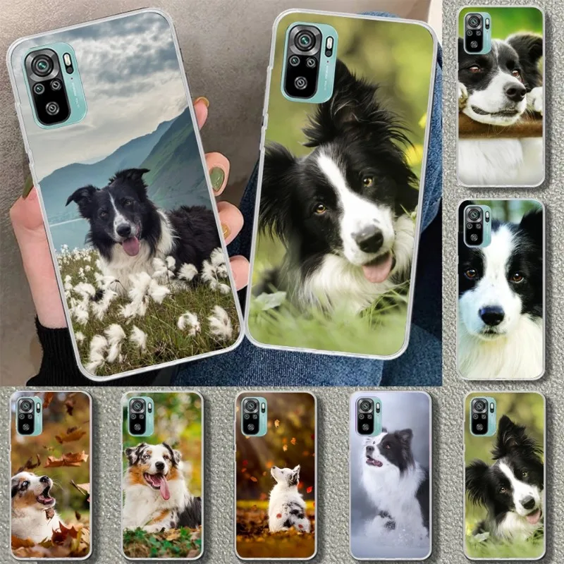 Чехол для телефона Border Collie Dog Breed Xiaomi 12 11T 10 9 Redmi Note 10S Pro 9A 8 прозрачный чехол