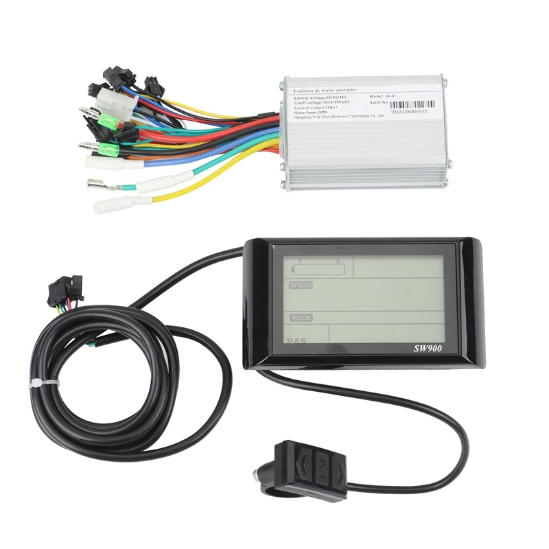 

Sw900 24V 36V 48V E-Bike Dual Mode Controller Electric Bicycle Display Set For Mtb E Bike Auto Adjustable Parts