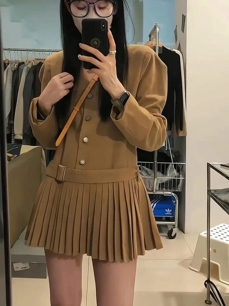 Платье Shpmishal Design Sense с v-образным вырезом и объемными рукавами новинка 2024