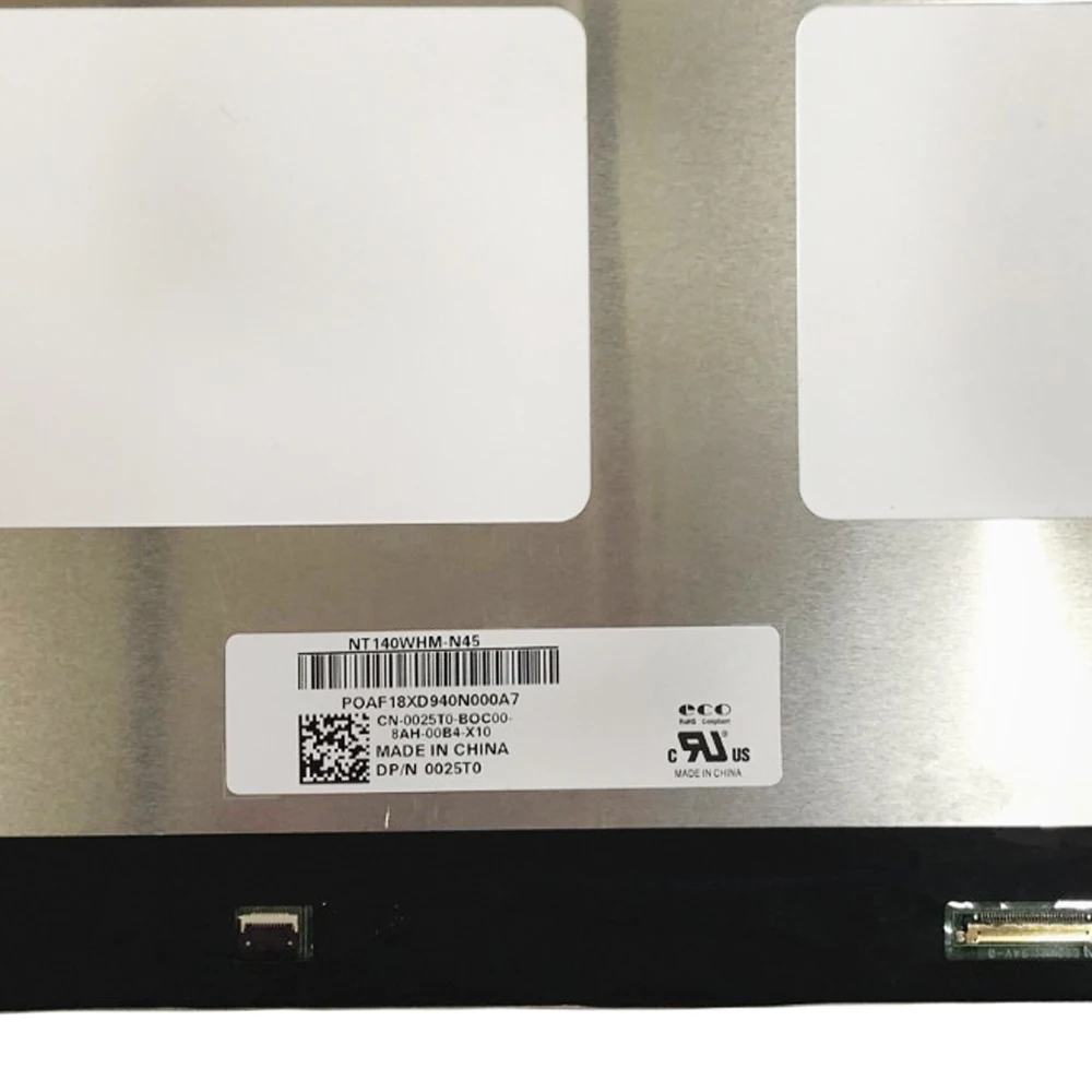 ЖК-матричная панель 14 0 дюйма для ноутбука Dell Latitude 5400 5401 P98G001 EDP 30 Pins 1366x768
