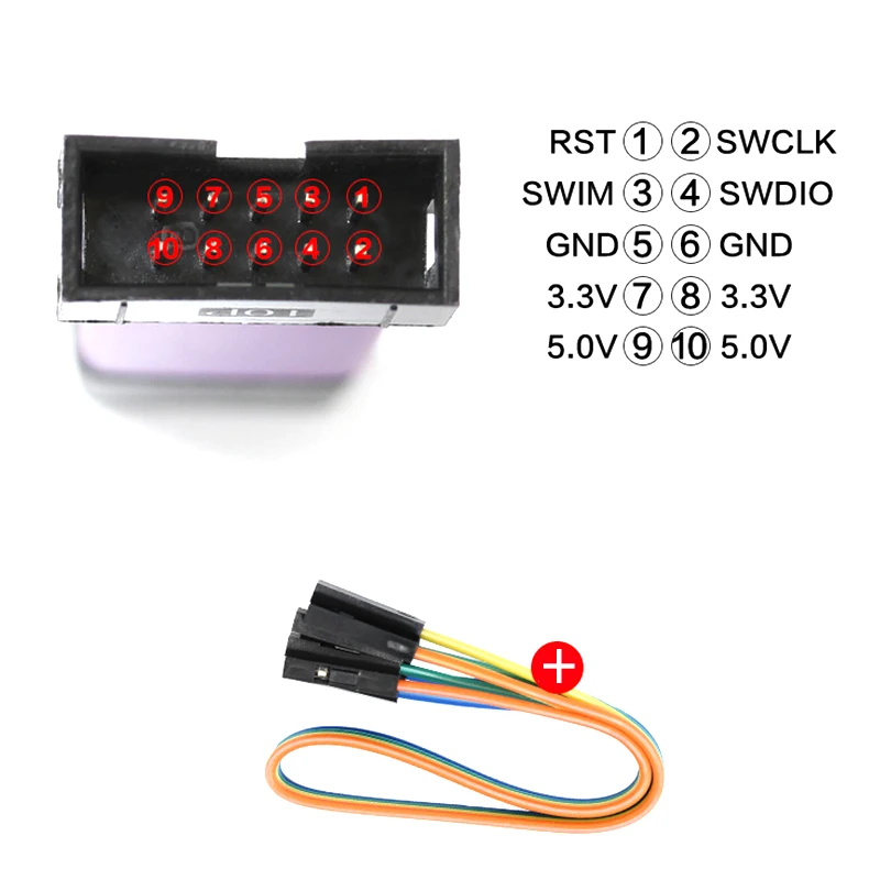 1 комплект ST LINK Stlink ST-Link V2 Mini STM8 STM32 симулятор загрузки программирования с