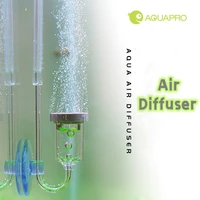 aquapro air diffuser for aquarium fish tank mini air diffuser bubble counter refiner oxygen pump mute nano check valve