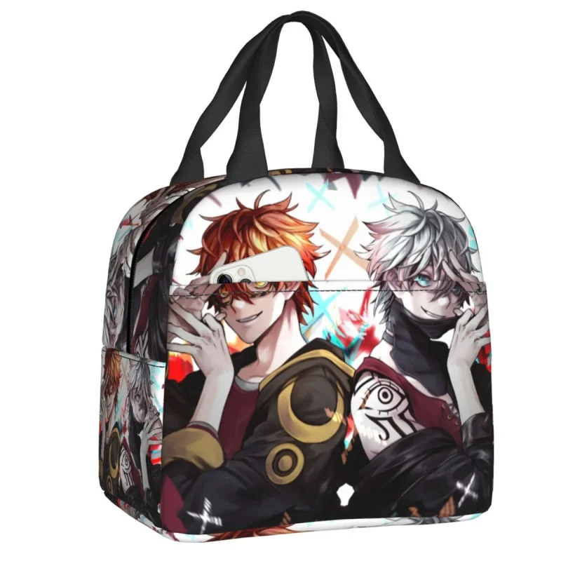 

Mystic Messenger Lunch Bag for Work School Anima Game Leakproof Food Insulated Cooler Thermal Lunch Box Women Children Tote Bags