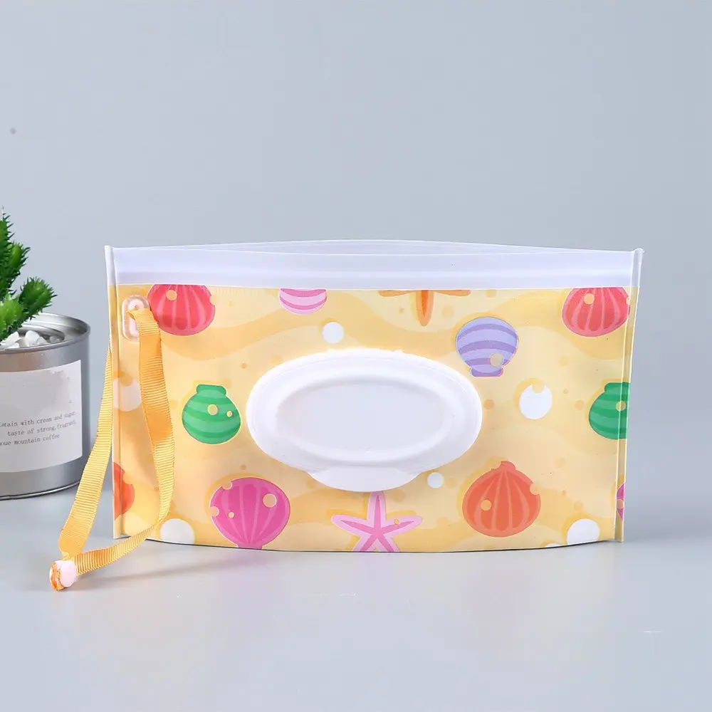 

Portable Baby Wet Wipes Case Reusable Wipes Bag Container Wet Paper Tissue Box Dispenser Case for Stroller Baby Accessories