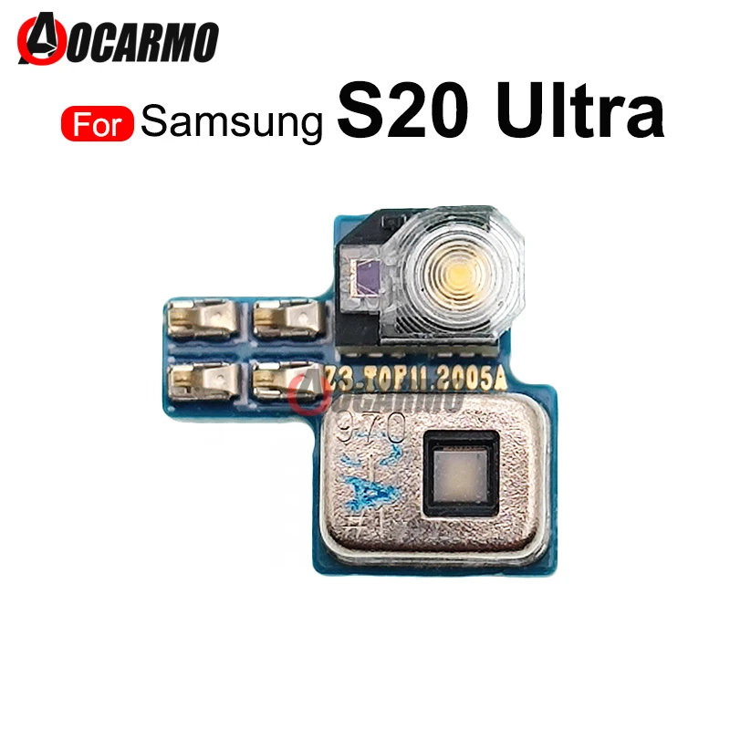 Вспышка с крышкой для датчика TOF, маленькая плата для Samsung Galaxy S20 Ultra S20U, запасные части для сварки