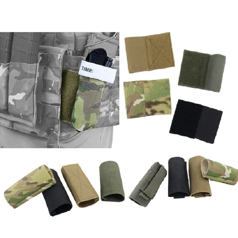 Outdoor Sports Tactical Elastic TQ Support Camouflage Elastic Tool Kit Vest Storage Bag MOLLE Belt Accessories