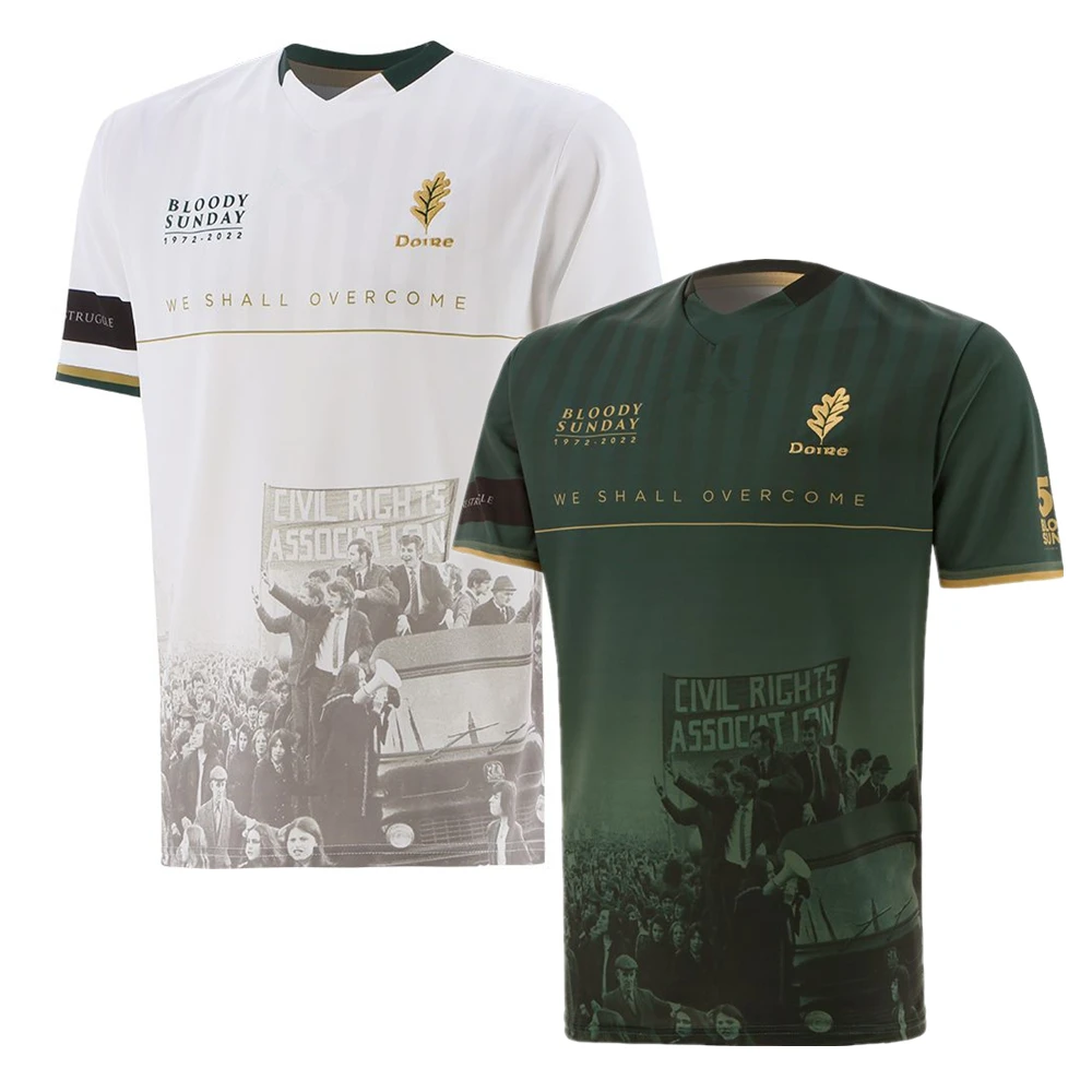 

Derry Bloody Sunday Commemoration Jersey 2022 2023 GAA Kerry wexford Tyrone tipperary offaly Meath Kilkenny Ireland shirt