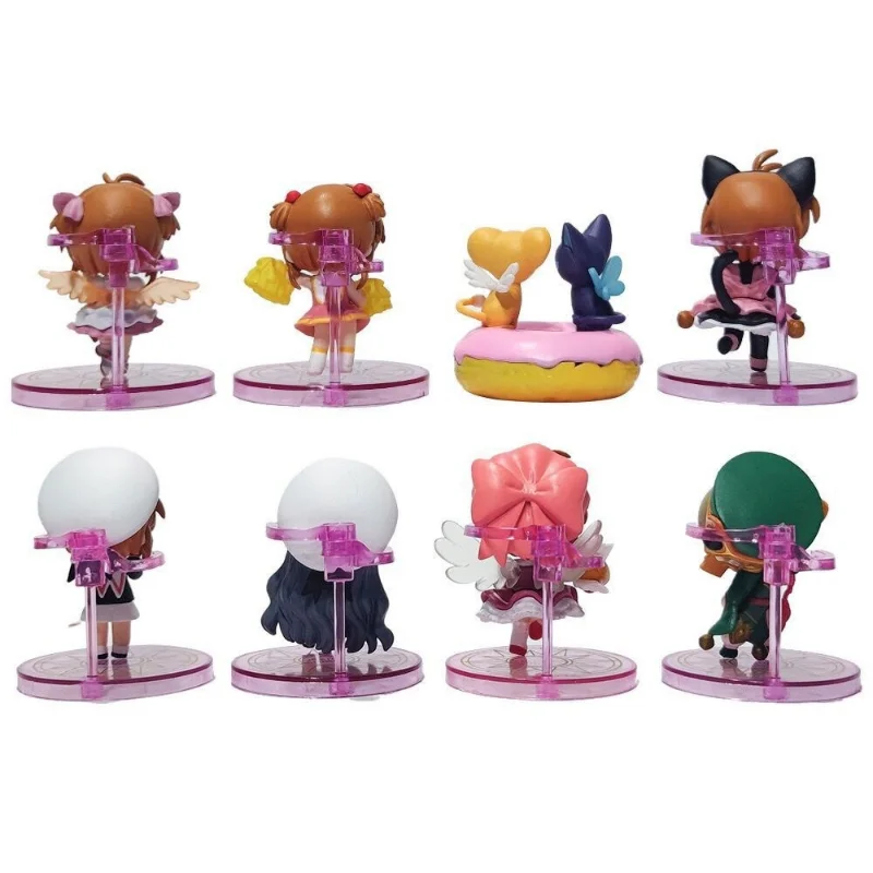 8 шт./компл. японские аниме-карты каптор Сакура милые фигурки игрушки мультяшная