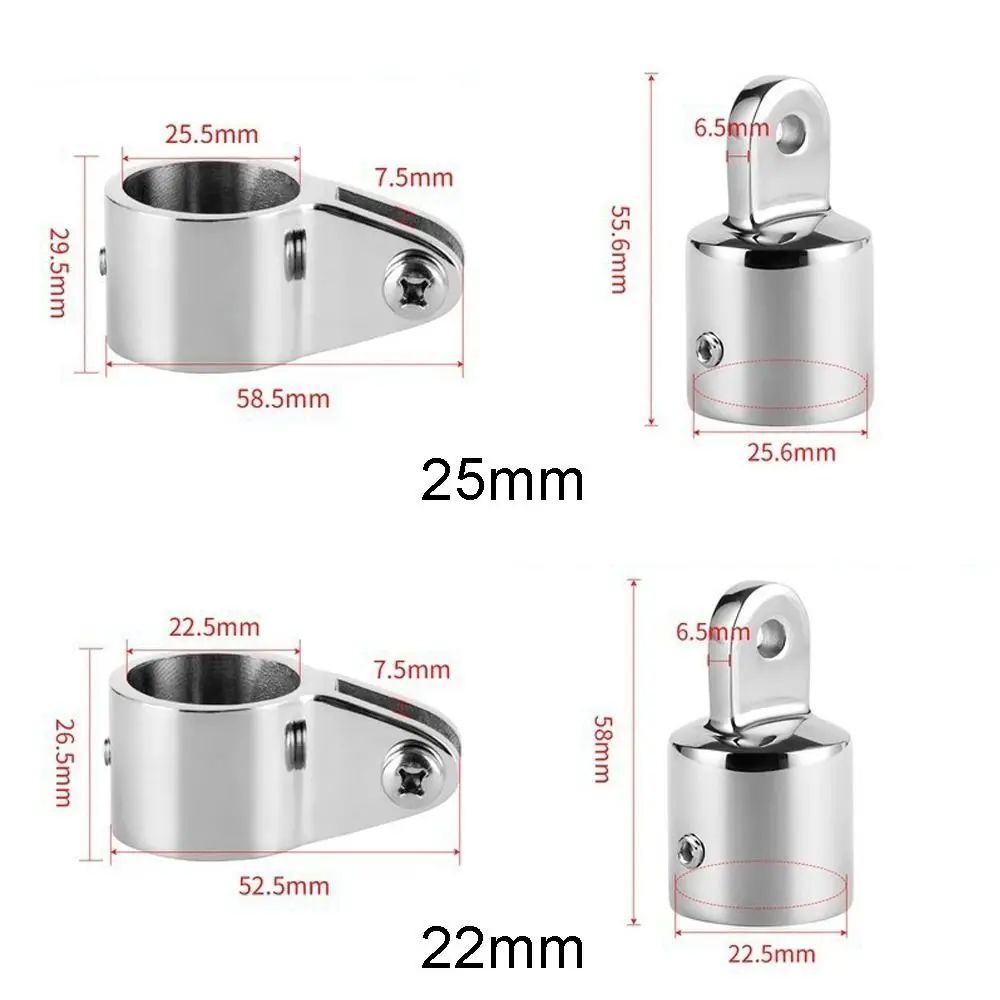 Прочный 22 мм 25 лодочный бимини из нержавеющей стали 316 морское оборудование
