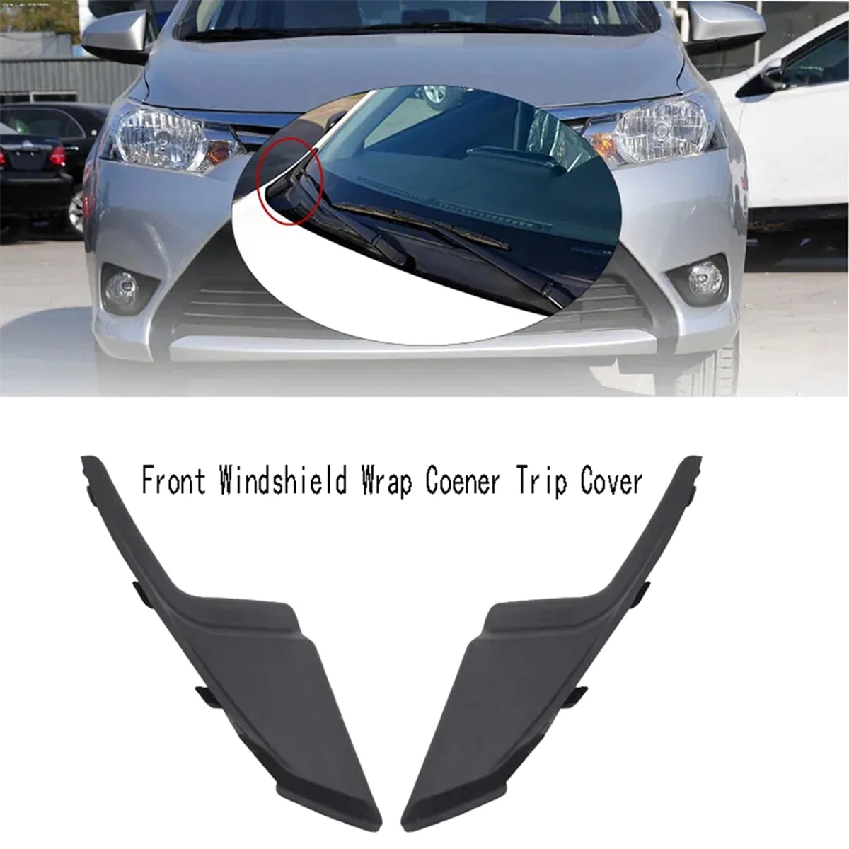 Переднее крыло для капота боковое уплотнение переднее ветровое стекло Защитная