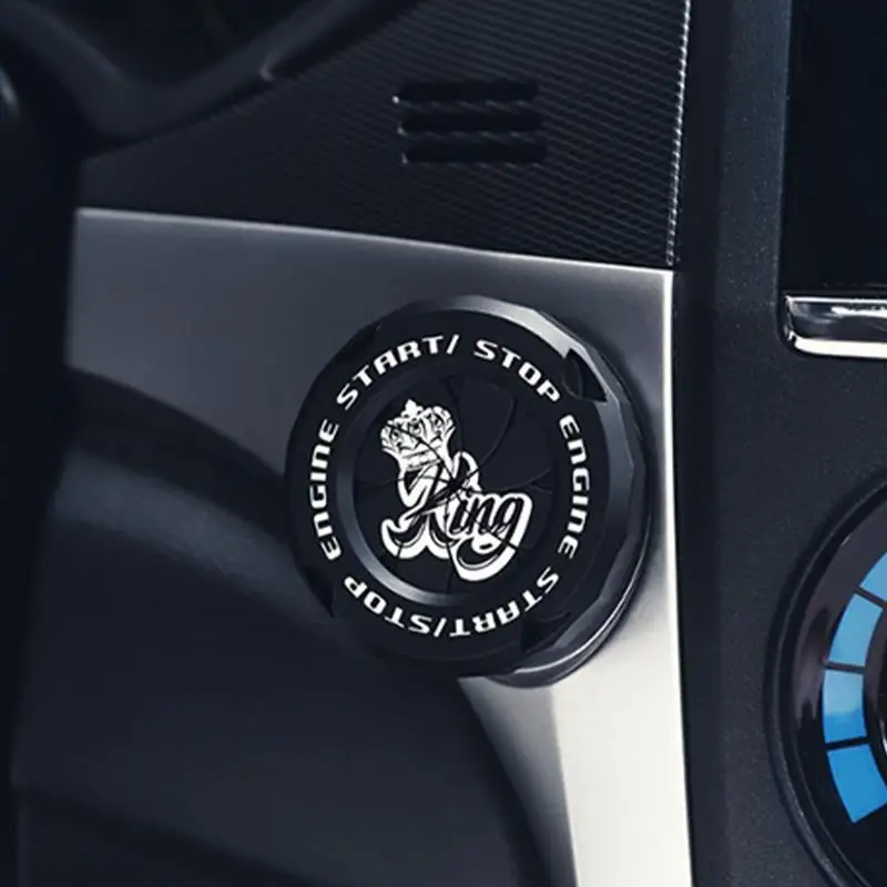 Крышка переключателя зажигания автомобиля декоративное кольцо для кнопки