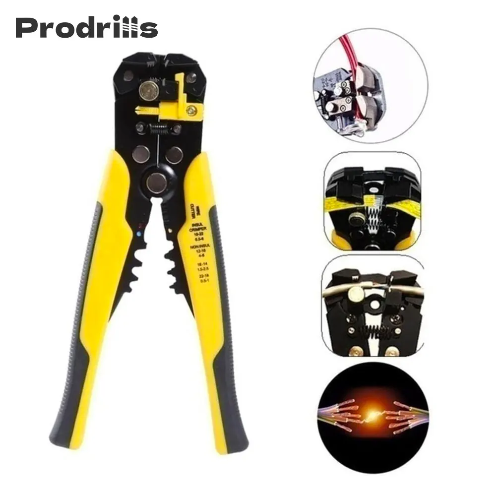 

Automatic Wire Stripper Multifunctional Stripping Tools Crimping Pliers Terminal 0.2-6.0mm Crimper Cable Cutter