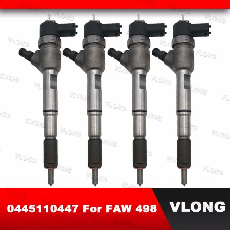 

New Diesel Common Rail Injector 0 445 110 745 For FAW 498 Engine 0 445 110 447 Fuel Injectors 0445110745 0445110447