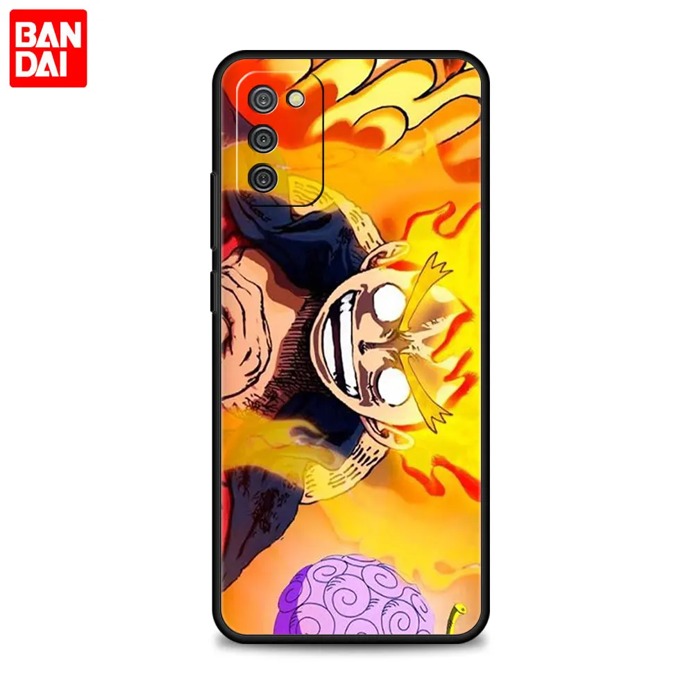 phone case for samsung galaxy a12 a52 a51 a32 a21s a71 a31 a02s a72 a41 a22 a11 celular funda one piece sun god luffy gear 5 free global shipping
