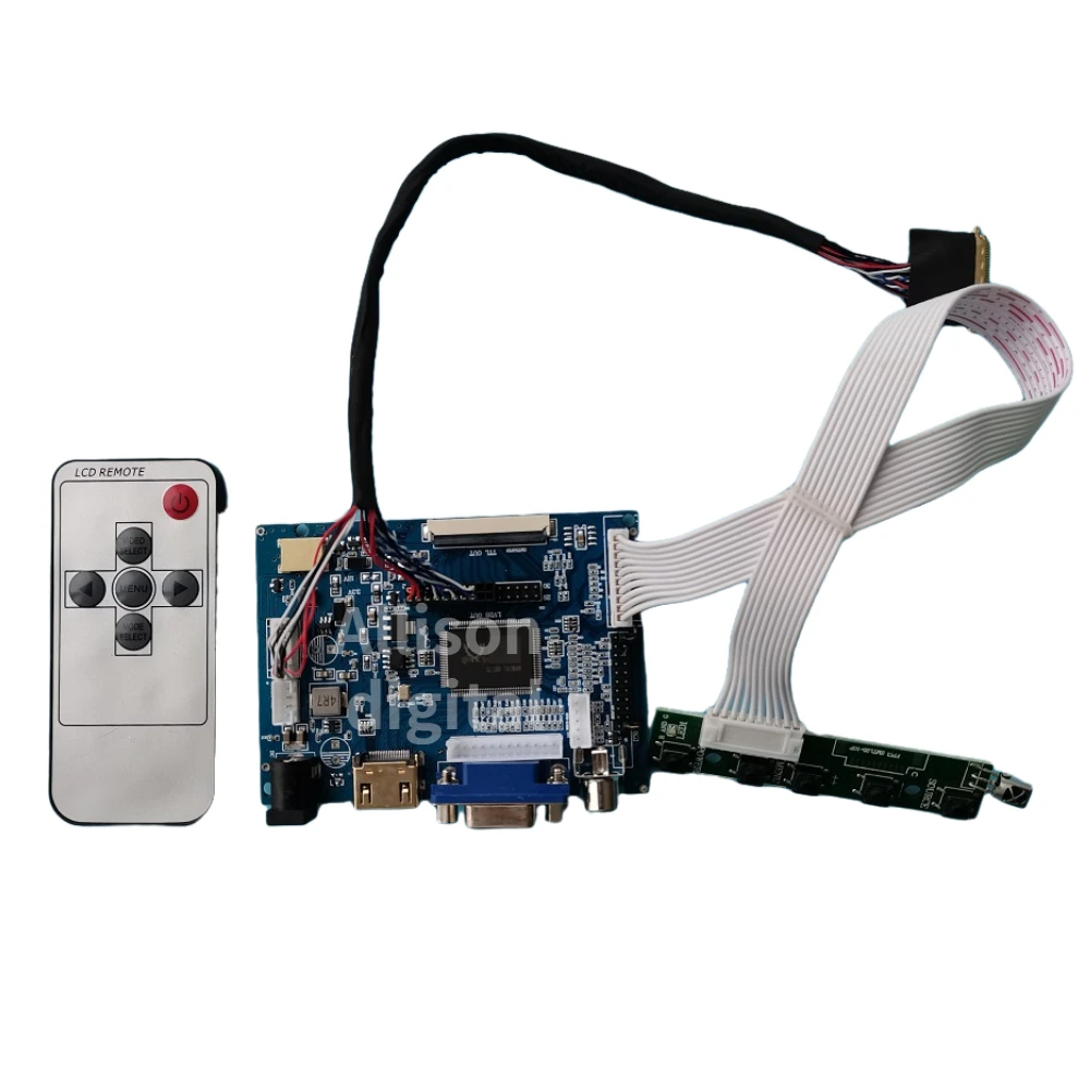 Плата драйвера аудиоконтроллера Allison PCB800661 HDMI + комплект монитора для детской