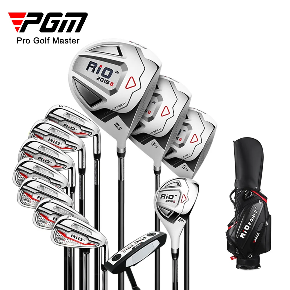 

PGM RIO Men Golf Club Set Steel Alloy Carbon Men Beginner Exercise 12pcs with Standard Bag golf accessories Wholesale MTG014