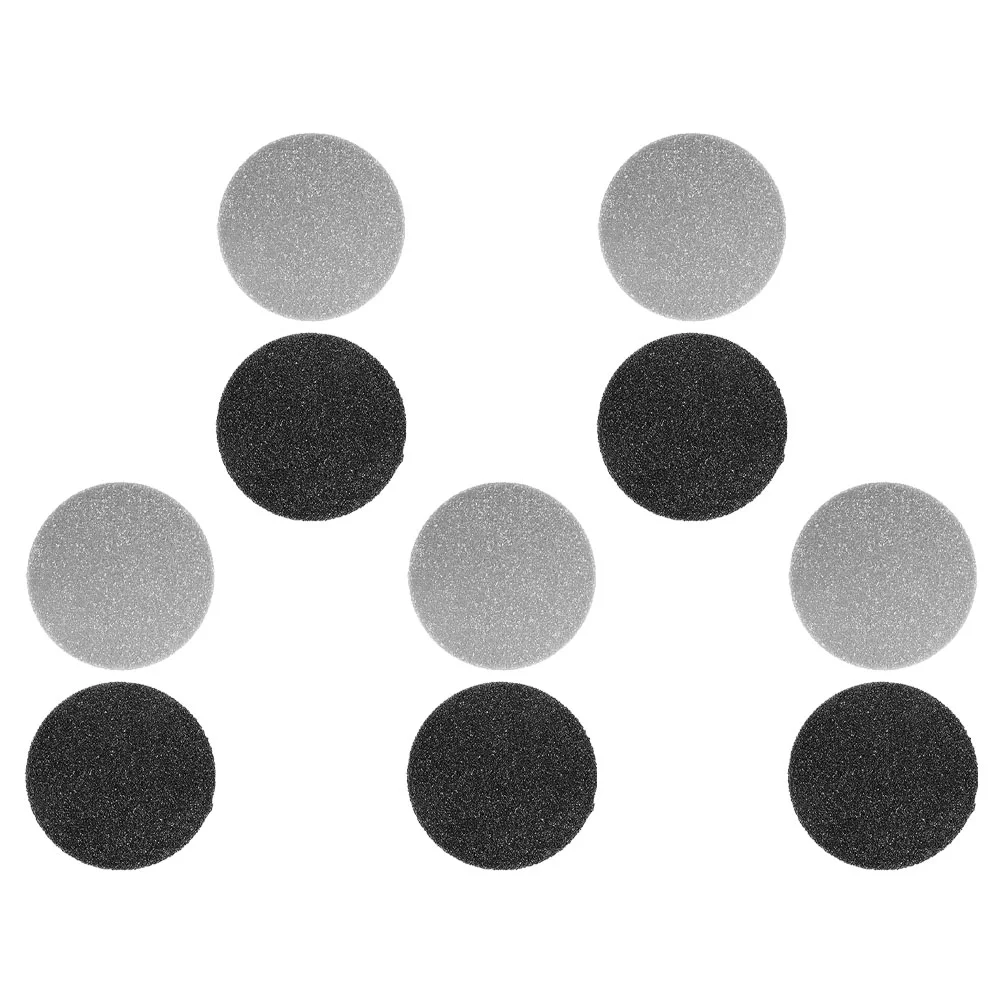 

10 Pcs Foot Grinding Stone Pedicure Tool Dead Skin Remover File Electric Dual-sided Grinder Care Trimming Callus Round