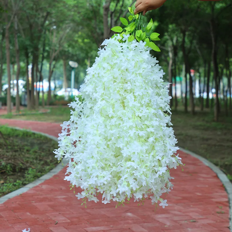 

Simulation Flower Wedding Flower Art Simulation Lilac Wedding Scene Layout Decorative Flower Fake Flower Ceiling Flower Material