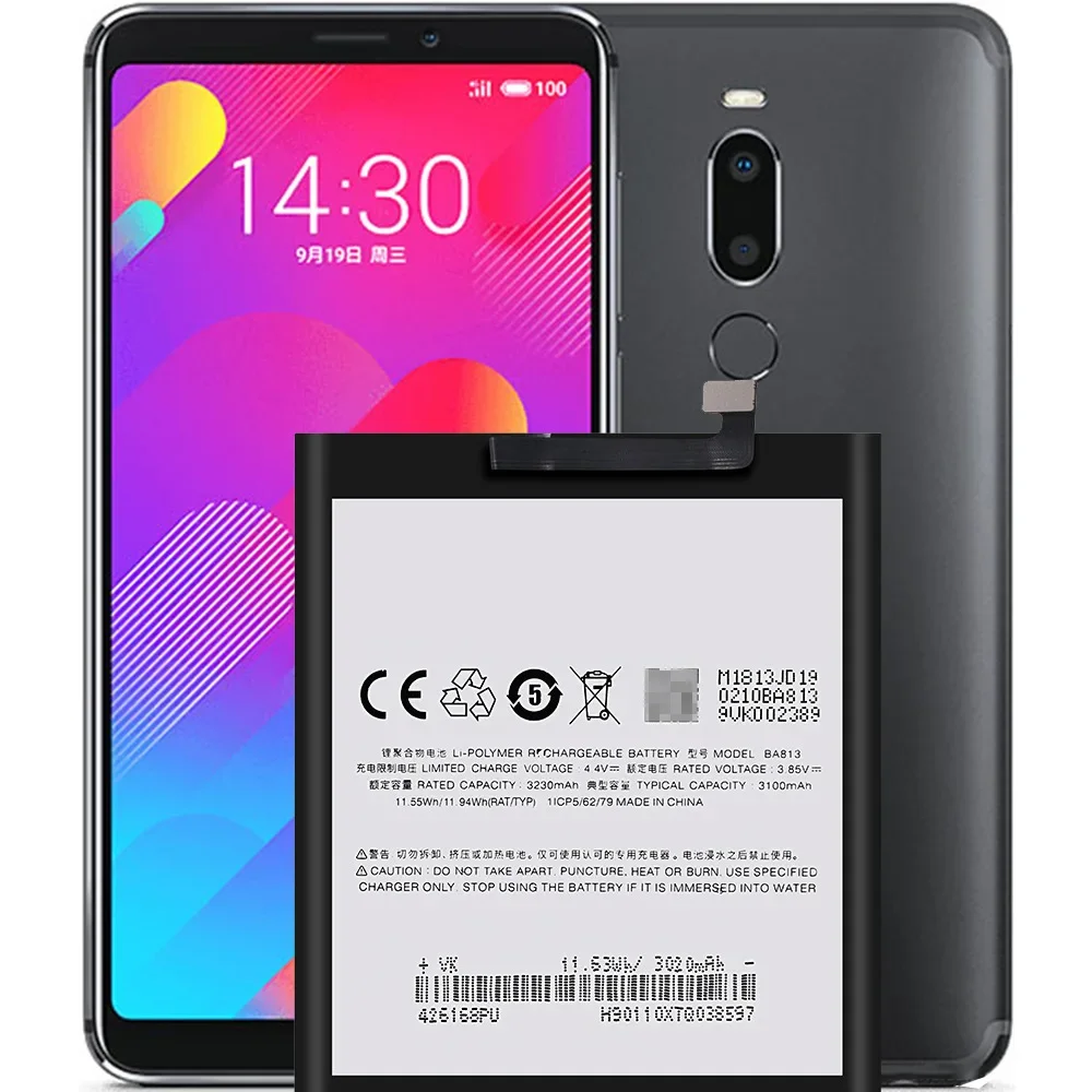 НОВЫЙ аккумулятор BA813 3100 мАч для Meizu V8 Pro M8 M813Q M813H BA-813 высококачественный смартфона