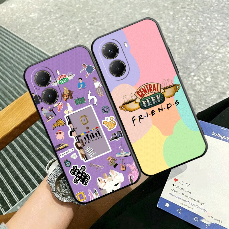 Фото Мягкий чехол для телефона с тематикой сериала «Друзья» для Xiaomi Poco X5 X6 X7 X8 Pro Max X3 F7 F8 Ultra M8 M7 M6 M5 Redmi 15 15C 14C 13C 12C X4 №3
