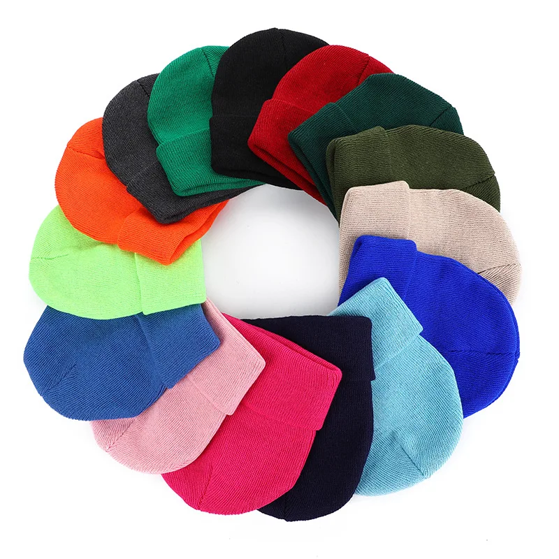 

Men's Driving Warm And Windproof Pullover Hats Winter Solid Color Knitted Wool Hats Face And Ear Protection Baotou Hat Wholesale