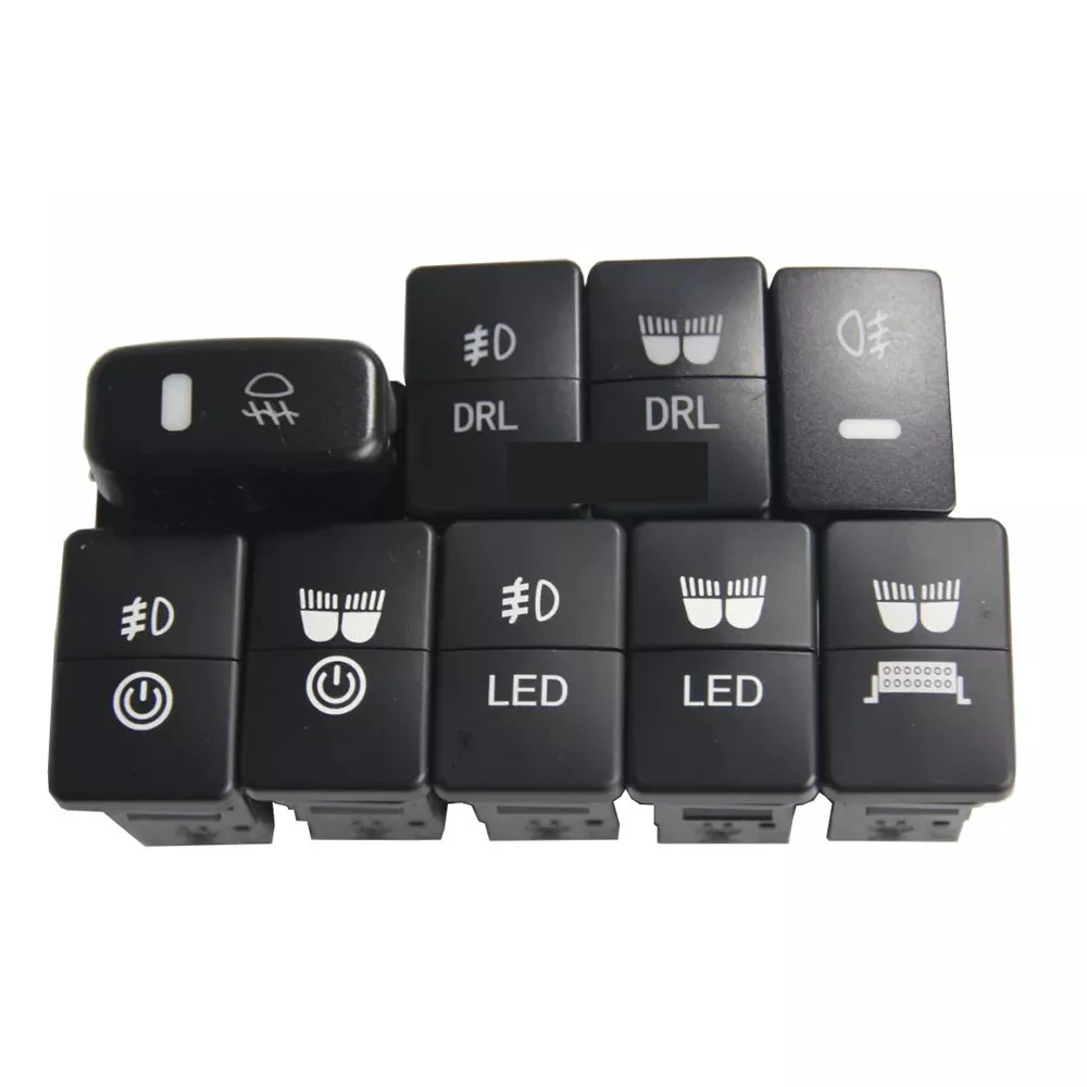 Fog Lamp Switch For Outlander For ASX RVR Multi Functional 2 Buttons For Mirage Xpander Eclipse Cross All Functional Customize