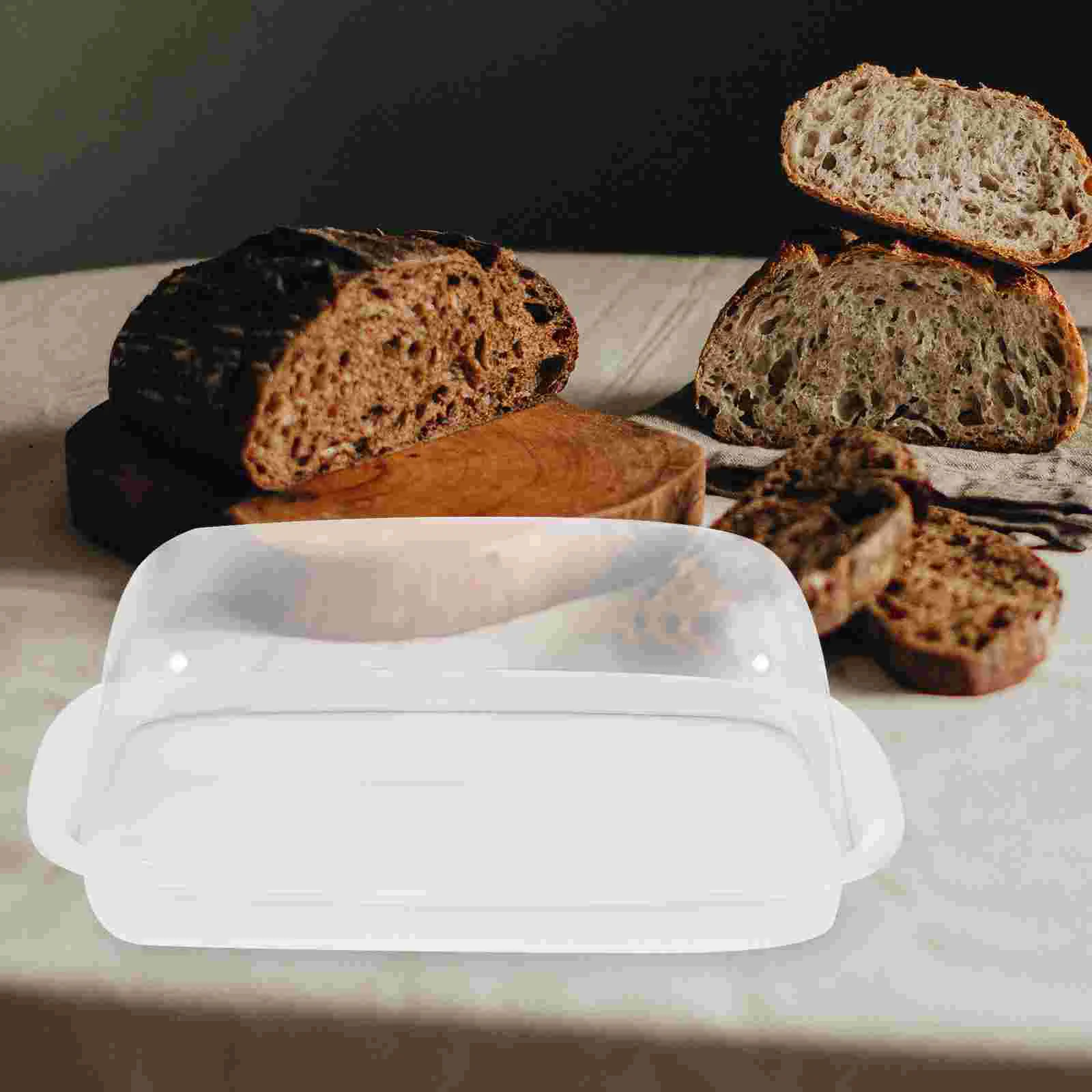 

Butter Knife Dish Lid Cheese Storage Refrigerator Cream Container Small Plastic Fridge Organizer Tray Supplies