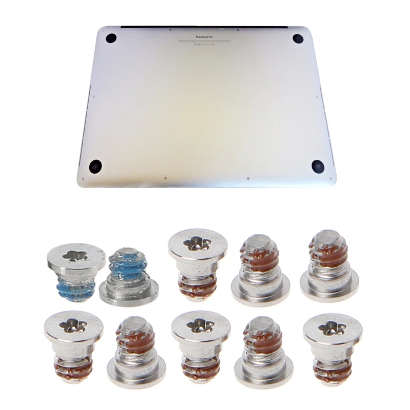 

E9LB 10x Laptop Bottom for CASE Screw fit for MACBOOK Pro A1398 A1425 A1502 MC
