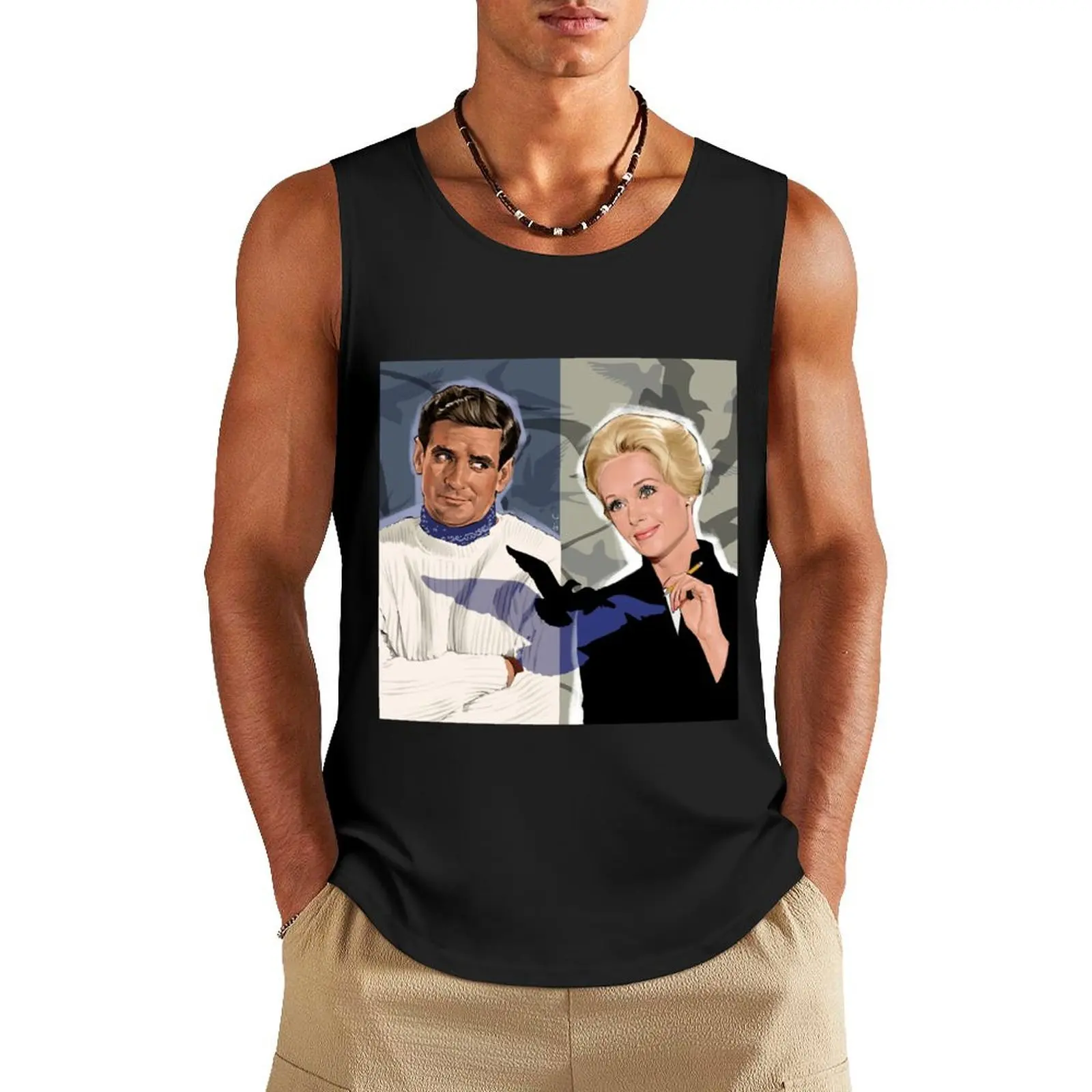 Мужская спортивная майка bodega bay lovebirds футболки для спортзала аниме одежда