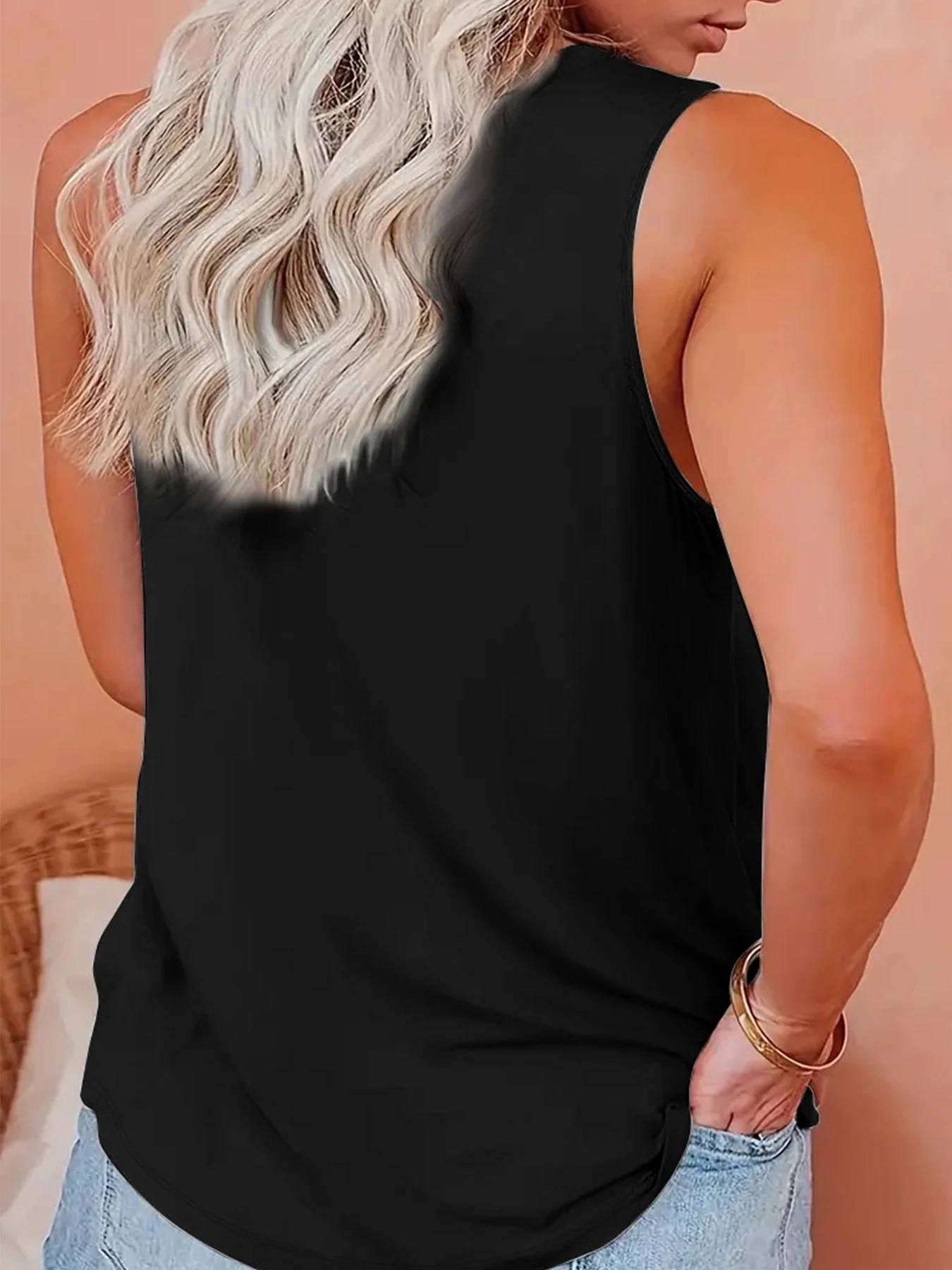 Богемная романтическая женская майка с принтом Moon Garden