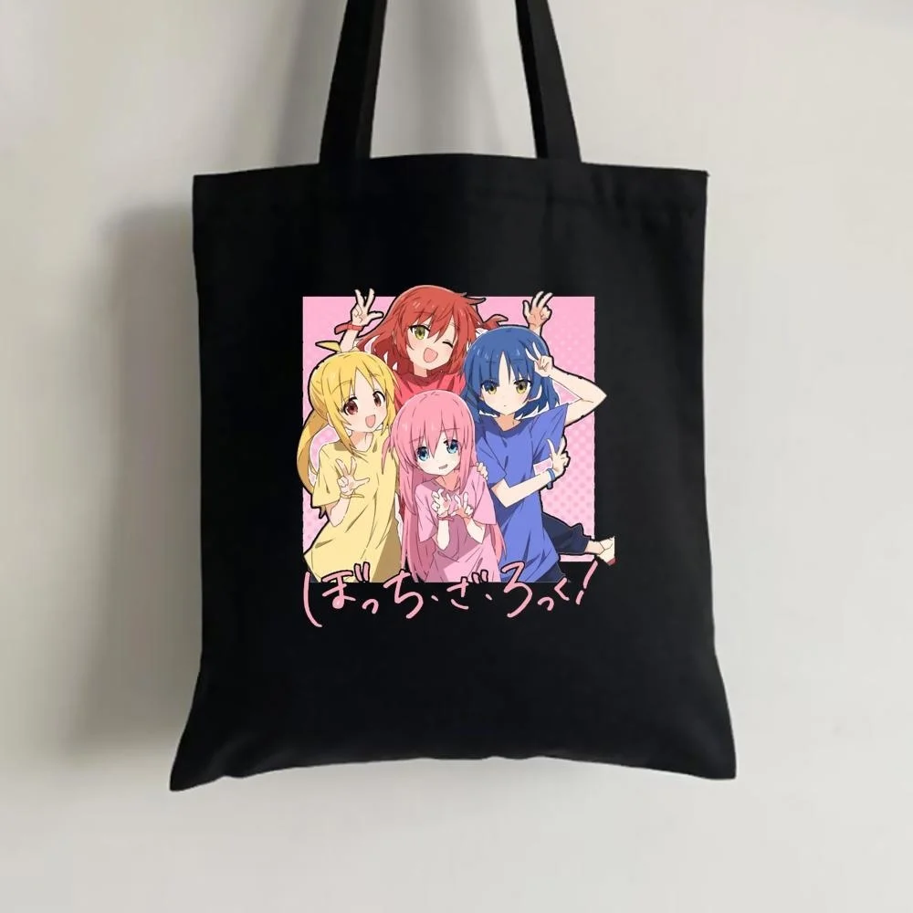 

Сумка для покупок Bocchi the Rock, сумка из искусственной кожи, сумка из джута, тканая сумка из джута, сумка для покупок