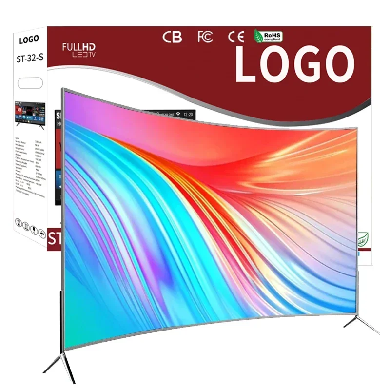 Фото 2024 75-дюймовый изогнутый 4K Smart TV Ultra HD LED с Android OS, Wi-Fi, голосовым управлением и большим экраном для развлечений №2