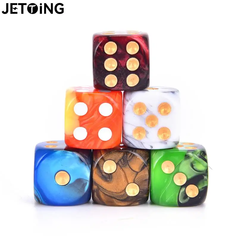 10/100 шт. пластиковые игральные кости 8/16/14 мм