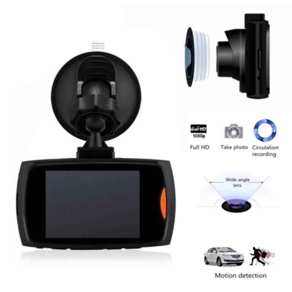 

Car Dvr 170 Degree Wide Angle Full HD 720P Car Camera Recorder Registrator Night Vision G-Sensor Dash Cam New