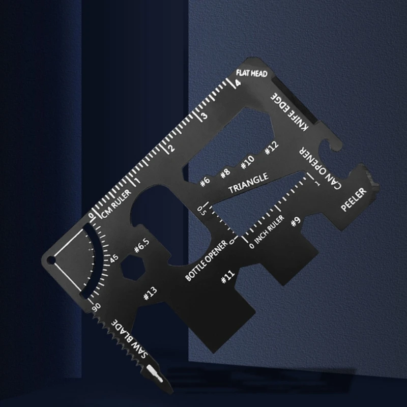 15 в 1 кредитная карта из нержавеющей стали многофункциональный инструмент для