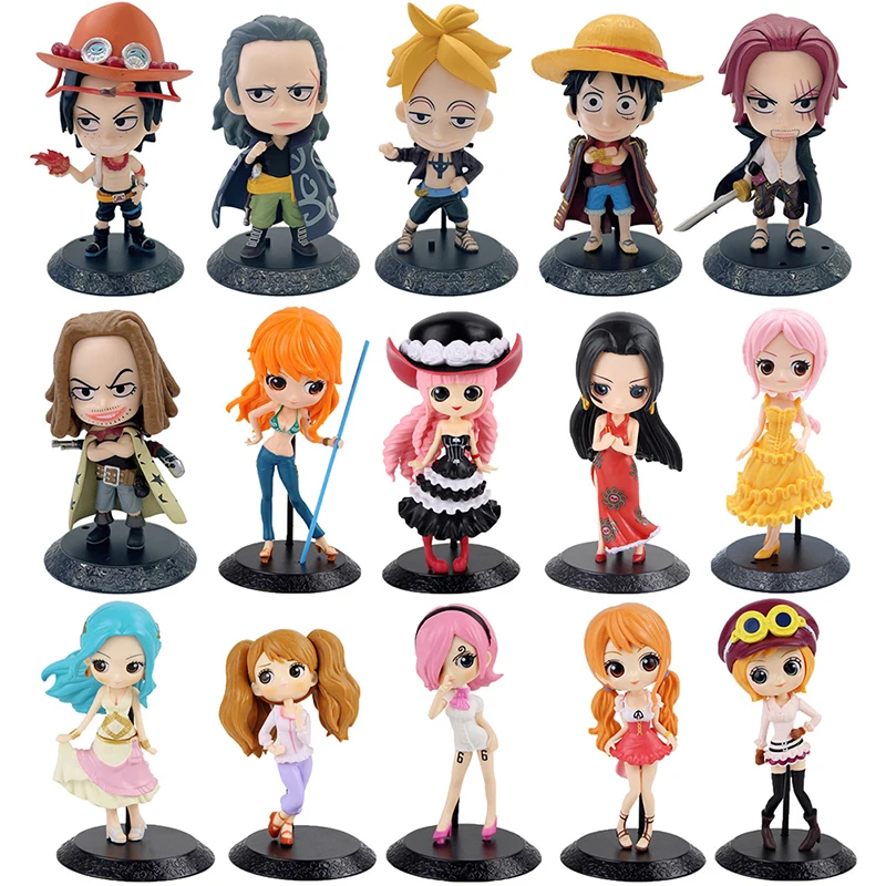 

Фигурка Аниме One Piece Q Version Shanks Monkey.D.Dragon экшн-фигурка нами, ПВХ фигурка, Коллекционная модель, кукла, игрушки, 14 см