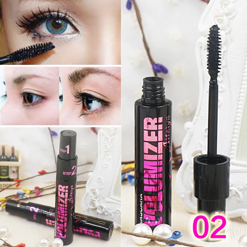 

5D Silk Fiber Mascara Non-smudge Waterproof Fast Dry Eyelash Natural Curling Eye Lash Lengthening Eyelashs Extension Maquiagem
